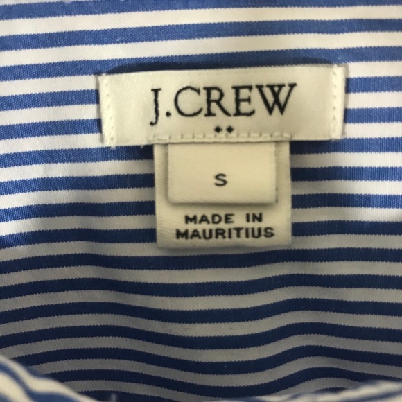 J. Crew Women’s Button Down Striped Blouse- Size S - Picture 7 of 8